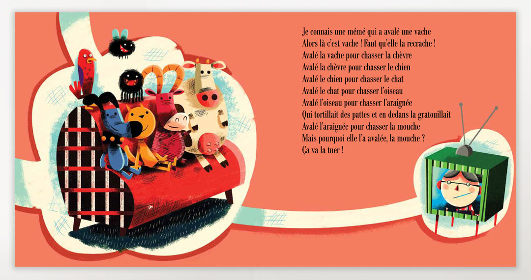 La mémé et la mouche