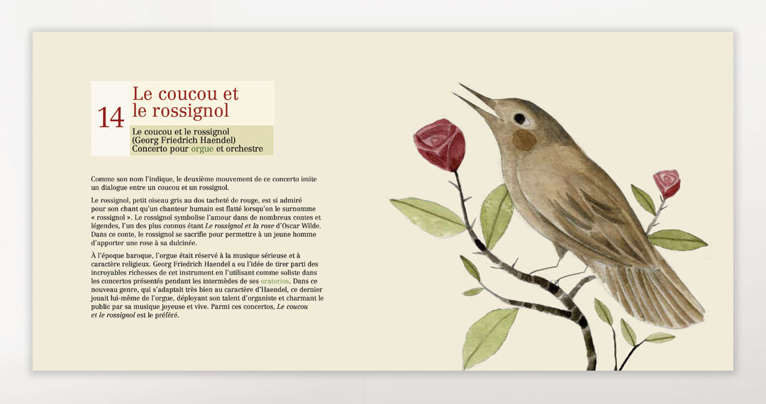 Le chant des oiseaux <h5>Initiation à la musique classique<h5>