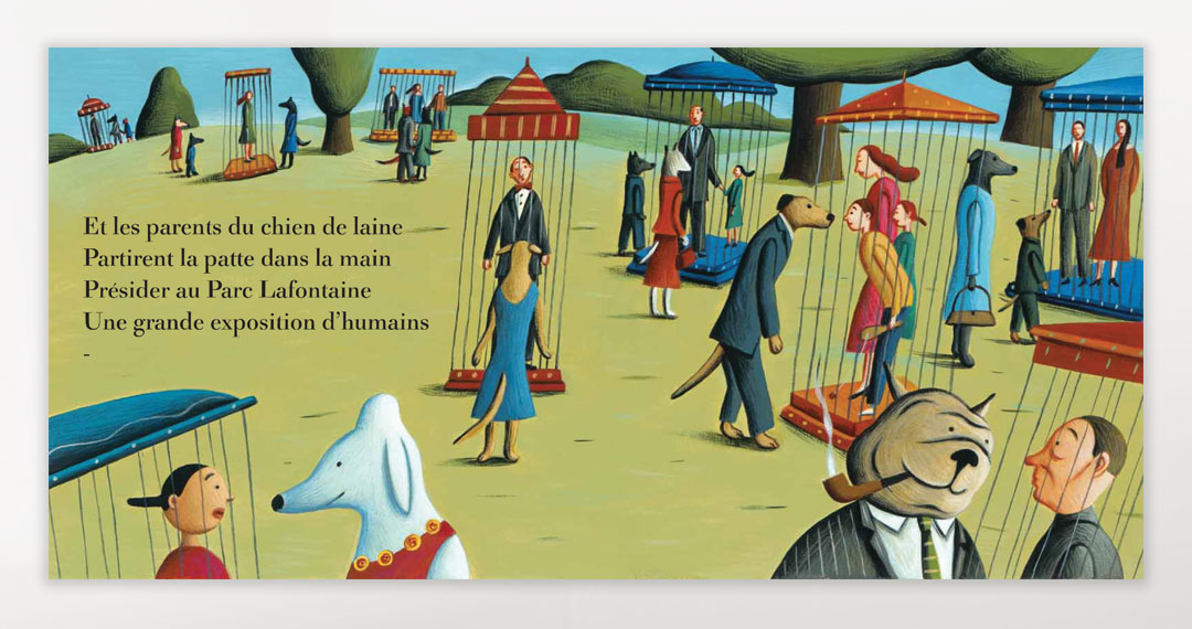 Le petit chien de laine