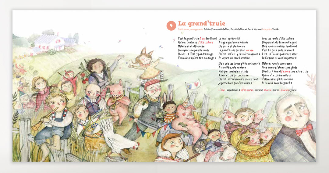 Grand tintamarre ! <h5>Chansons et comptines acadiennes<h5>