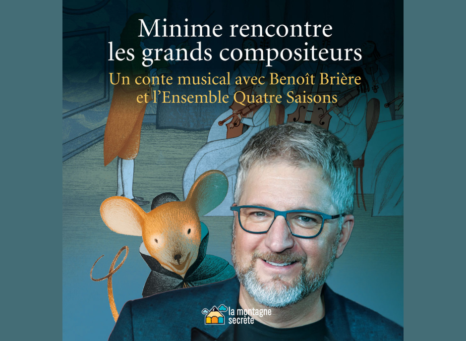 Un spectacle musical avec Benoît Brière, accompagné de l’Ensemble Quatre Saisons, à la rencontre d’Antonio Vivaldi et Wolfgang Amadeus Mozart !